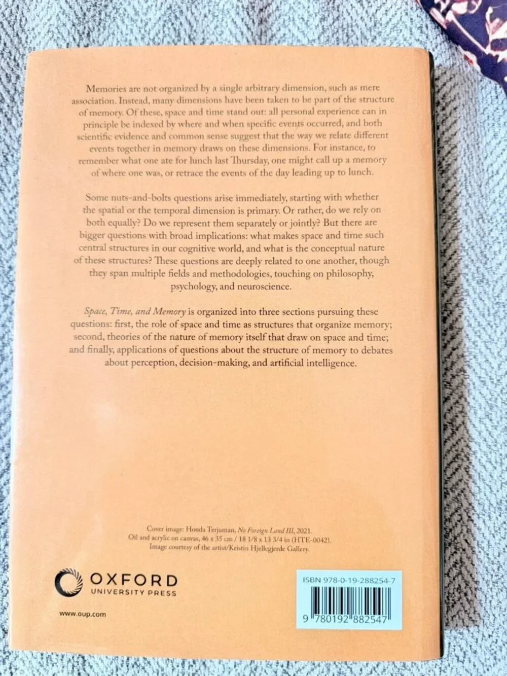 Space Time and Memory by Sara Aronowitz (2025, Hardcover)